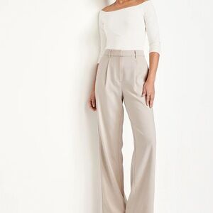 Old Navy Cream Wide-Leg Pants